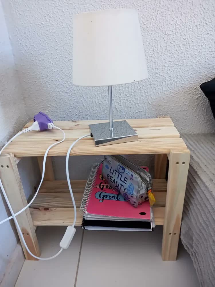 foto de Sapateira De Pinus 2 Andares 6 Pares - Organize Seus Sapatos Bege