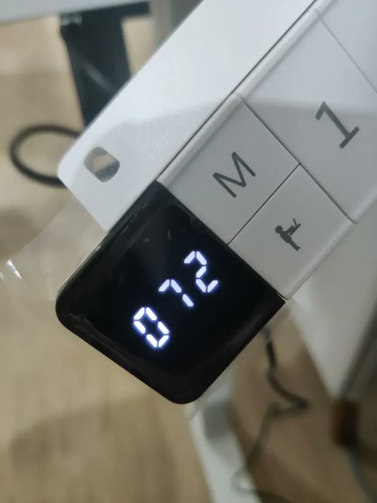 foto de Estrutura De Mesa Elétrica Ergonômica C/ Regulagem Altura BlackAir Cor Preto