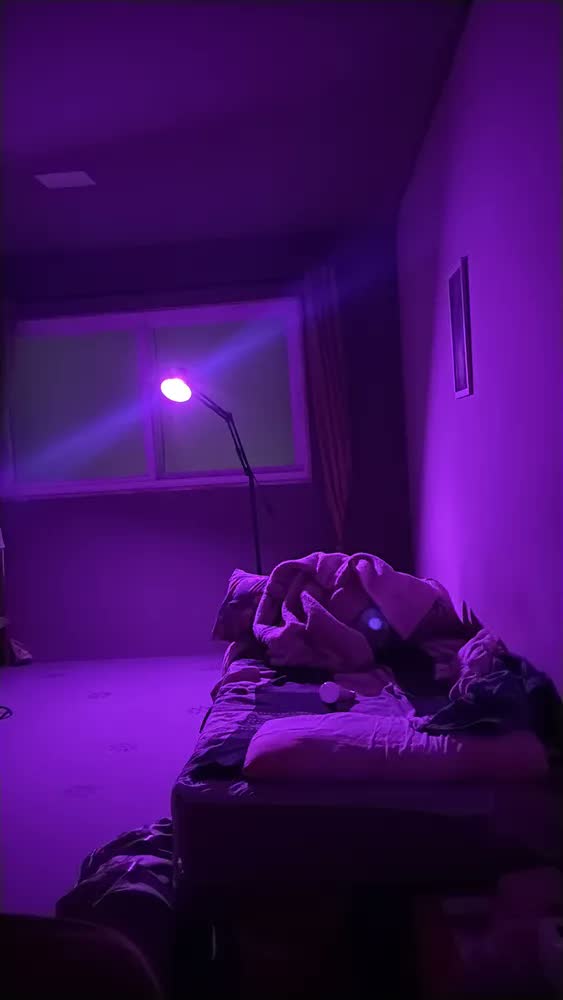 foto de Luminária De Piso Dapon Flobk-eu Abajur Flexível Cúpula Rosa Estrutura Rosa