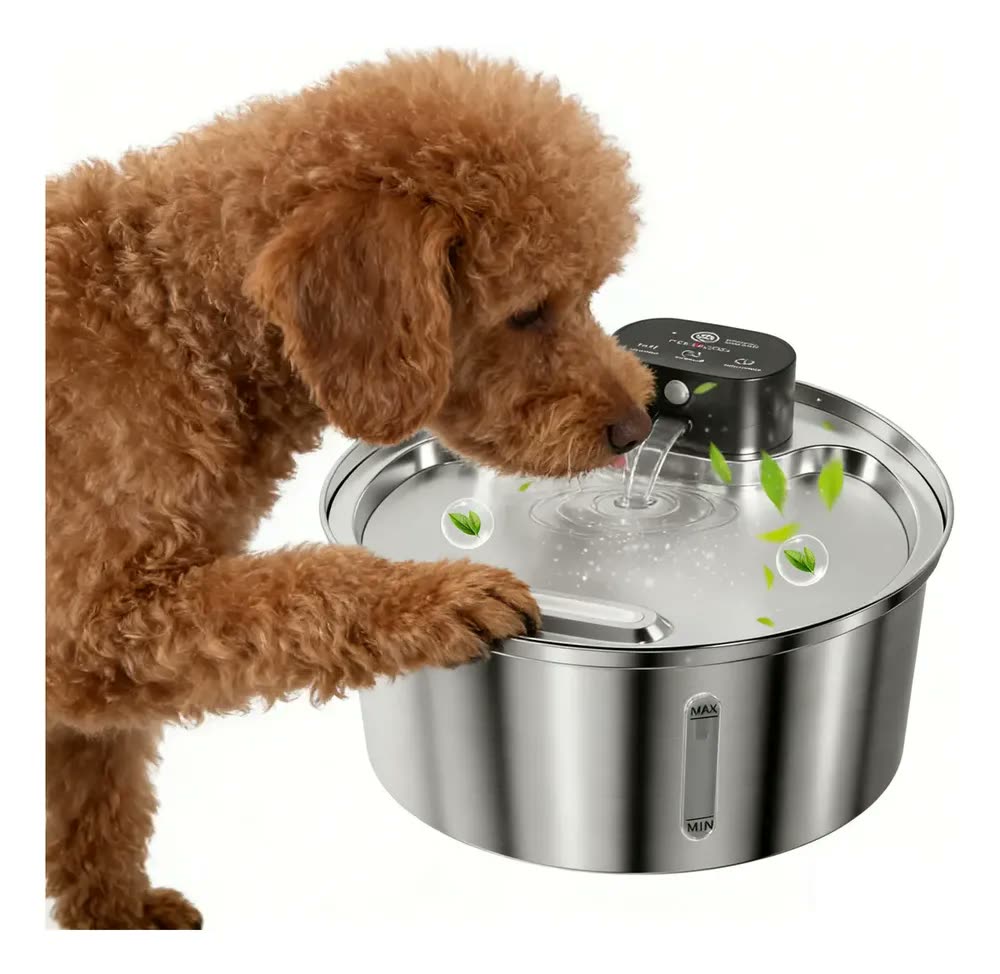 Sensor Sem Fio Bebedouro Fonte Para Gato Cão Newpet 3.2l