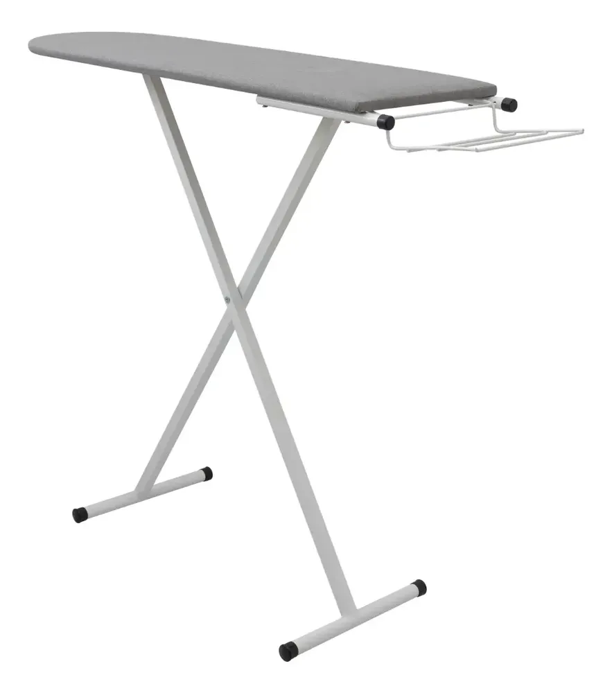foto de Mesa Tabua De Passar Roupa Slim Dobrável Reforçada Passadera Cor Branca Liso