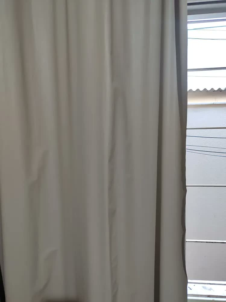 foto de Cortina Blackout Pvc 2,80m X 1,6m Corta Luz Janela Quarto E Sala Cinza - Camaria Enxovais