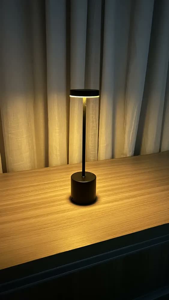 foto de Abajur Quarto Casal Luminária De Mesa Led Sem Fio Usb Recarregavel Dimerizavel E 3 Modos De Luz Para Quartos Cabeceira Escritorio Criado Mudo Bancada Escrivaninha Mesinha Luminares Decorativa Vintage