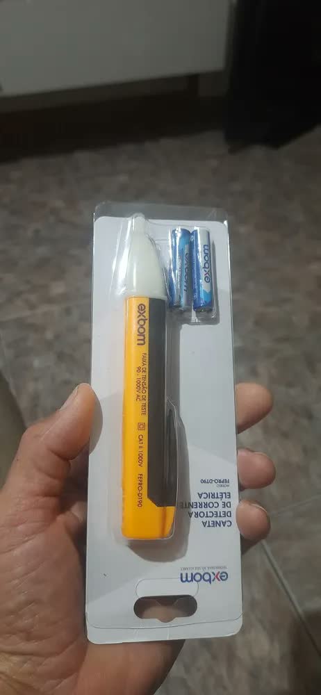 foto de Kit Elétrica Chave Fenda Teste Digital + Caneta Detectora Tensão