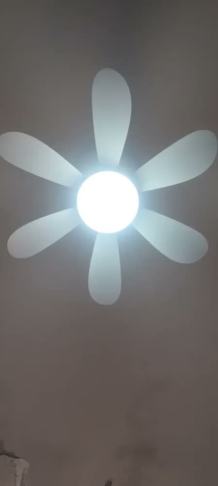 foto de Ventilador Teto Com Luz Polo Uk Mini Ventilador 60w Com A Estrutura Branco 42 Cm Branco Plástico 50 Hz X 60 Hz