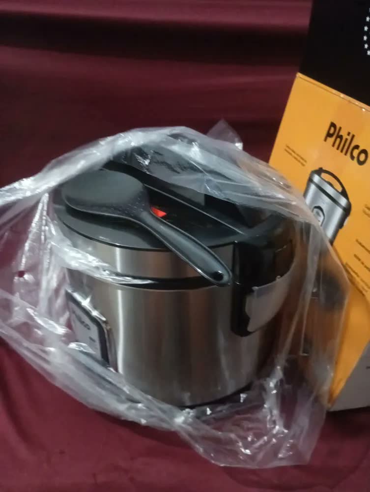 foto de Panela De Arroz Elétrica Philco 6 Xícaras Inox 400w Ppa06a Inox