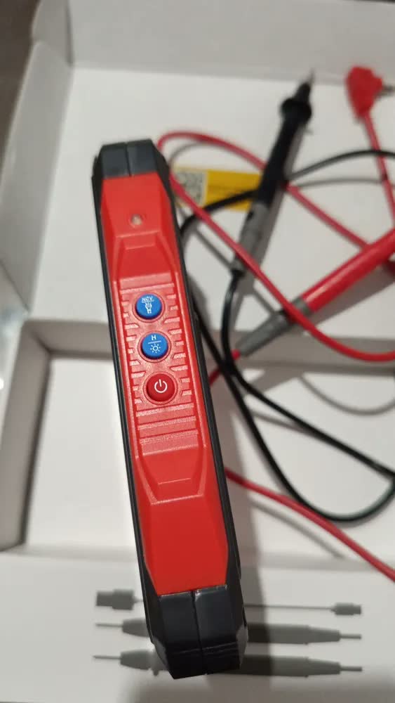 foto de Multímetro Digital Gold Care Com Tela LCD, USB Recarregável e Medidor de Capacitância