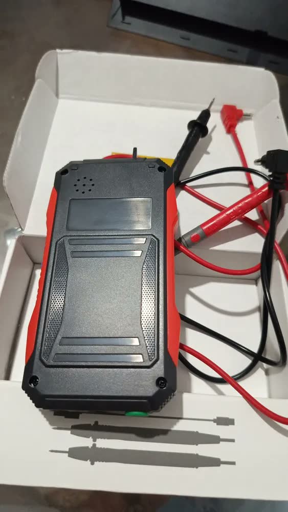 foto de Multímetro Digital Gold Care Com Tela LCD, USB Recarregável e Medidor de Capacitância