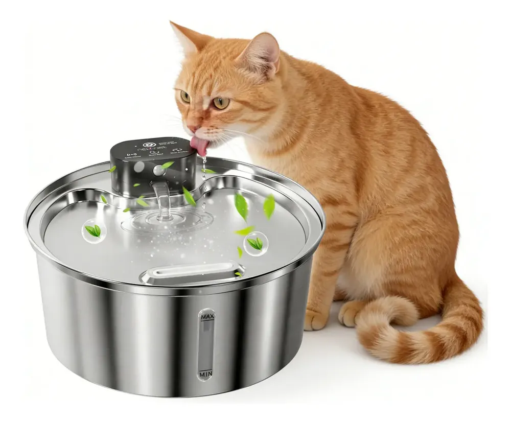 Sensor Sem Fio Bebedouro Fonte Para Gato Cão Newpet 3.2l