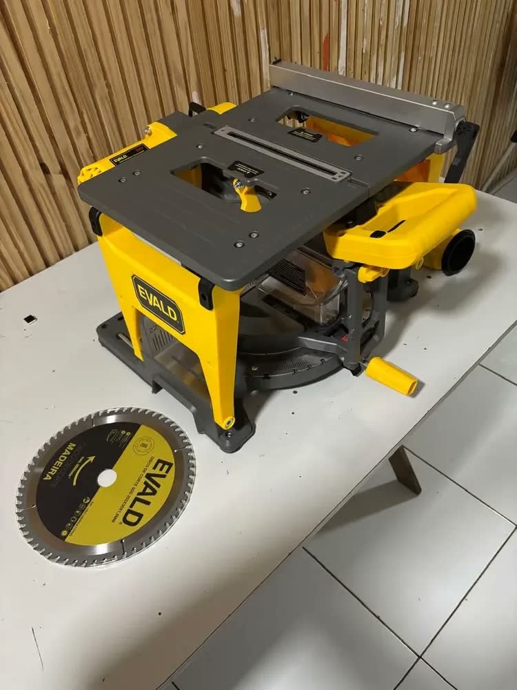 foto de Serra Esquadria E Serra Circular De Bancada 2 Em 1 10pol 2200w 220v Evald