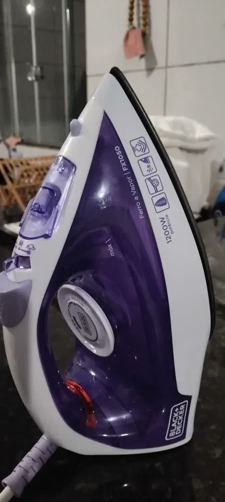 foto de Ferro De Passar Roupa À Seco Ou Vapor Black Decker Fx1050 110v