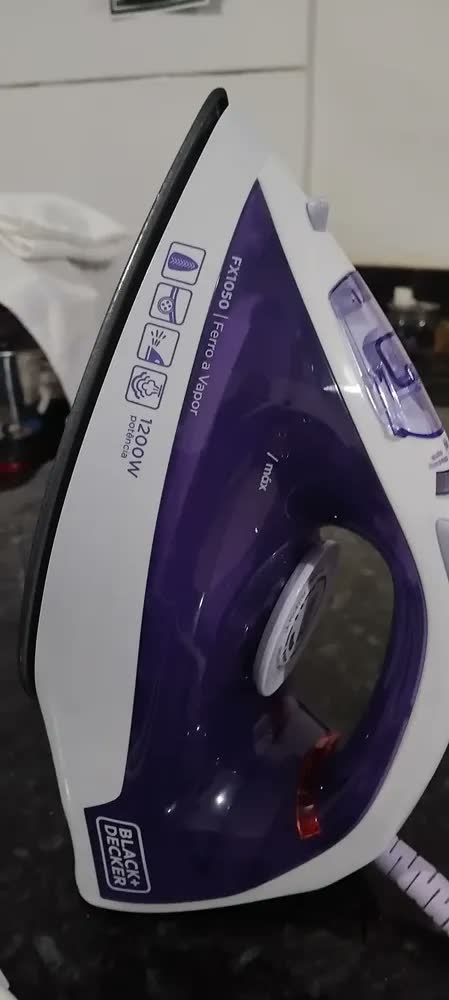 foto de Ferro De Passar Roupa À Seco Ou Vapor Black Decker Fx1050 110v