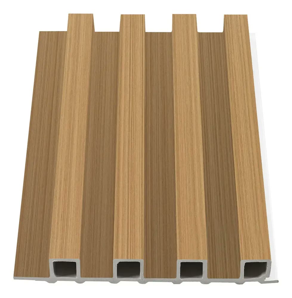 foto de Painel Decorativo Ripado Interno Wpc 2,90m X 15cm Freijo Freijó