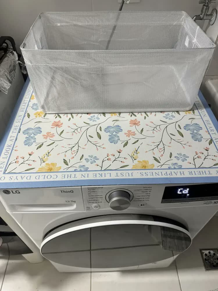 foto de Cesto Organizador Retangular Novo Século para Roupas Transparente