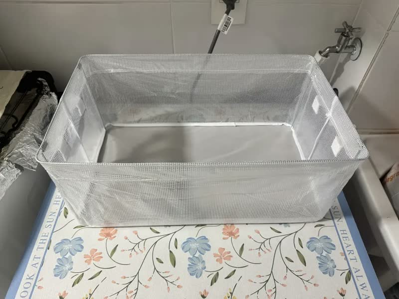 foto de Cesto Organizador Retangular Novo Século para Roupas Transparente