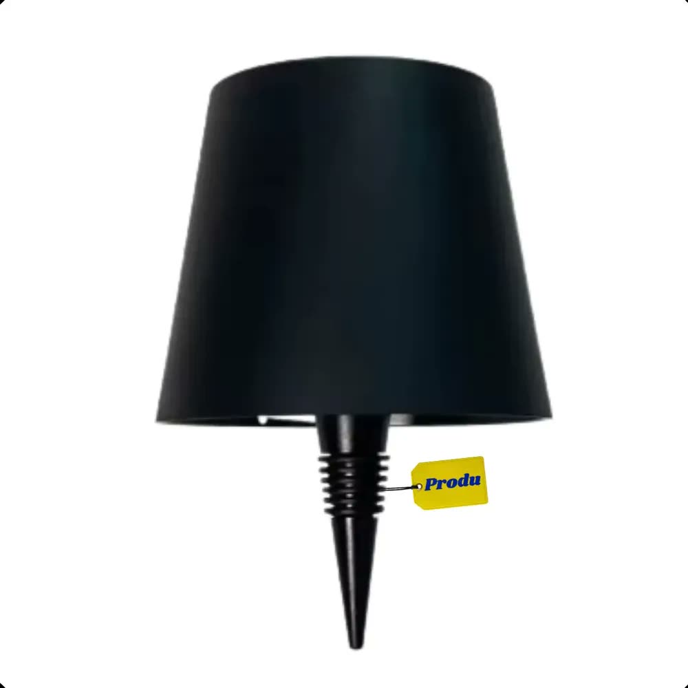 Luminária de Mesa LED Touch para Garrafa Produ – Recarregável, USB e Bivolt