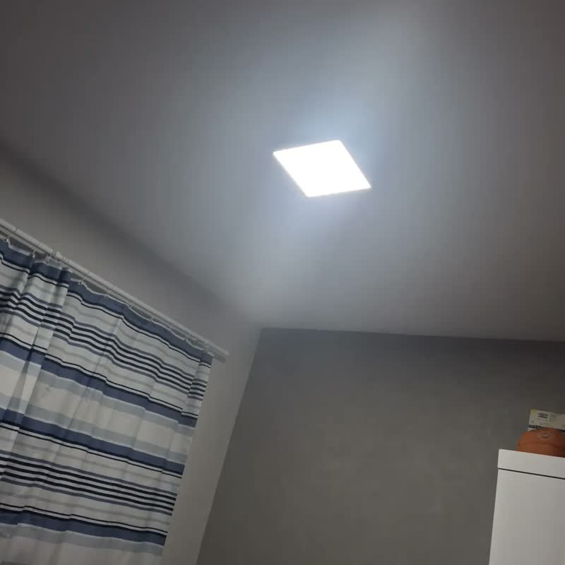 foto de Kit 2 Plafon Luminária Led 30x30 Sobrepor Branco Frio 32w Branco