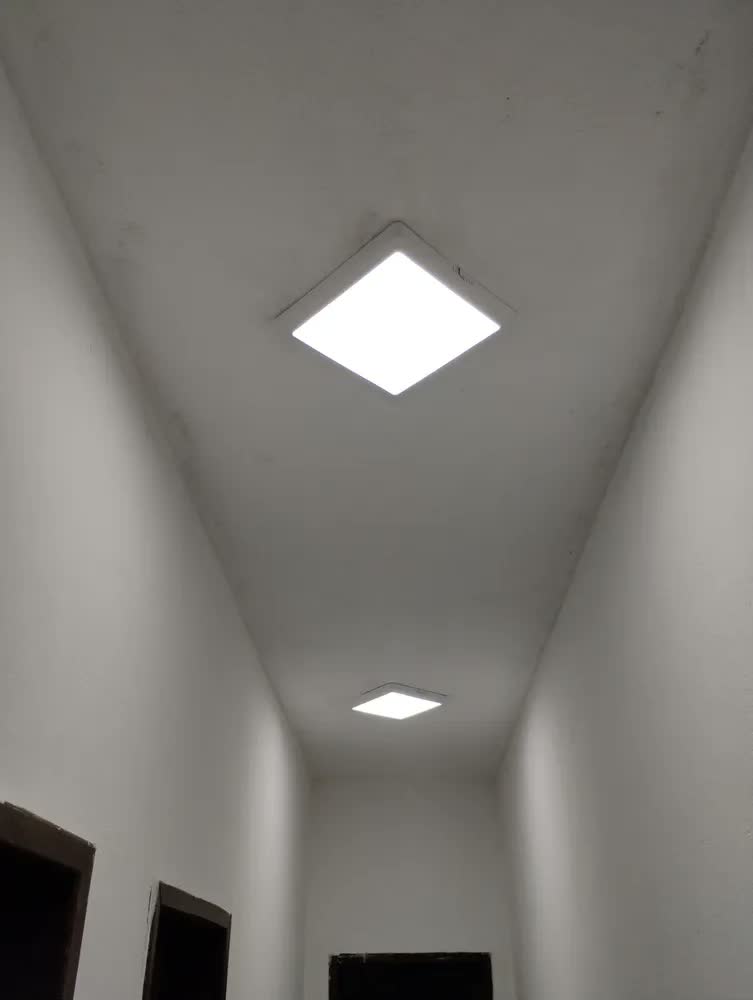 foto de Kit 2 Plafon Luminária Led 30x30 Sobrepor Branco Frio 32w Branco