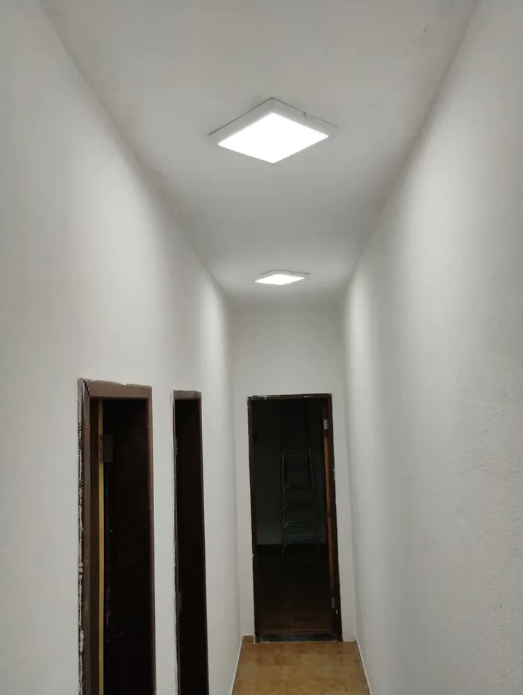foto de Kit 2 Plafon Luminária Led 30x30 Sobrepor Branco Frio 32w Branco