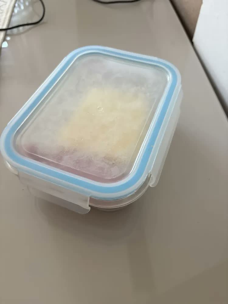foto de Conjunto 3 Potes 630ml Vidro Hermético C/ Trava Retangular Resistente Quente Frio Marmita Dieta Fitness Refratário