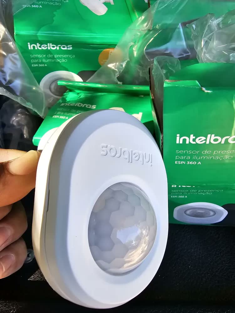 foto de Kit 10 Sensor De Presença Iluminação Espi 360a Intelbras