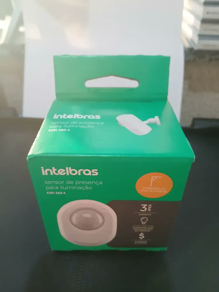 foto de Kit 10 Sensor De Presença Iluminação Espi 360a Intelbras