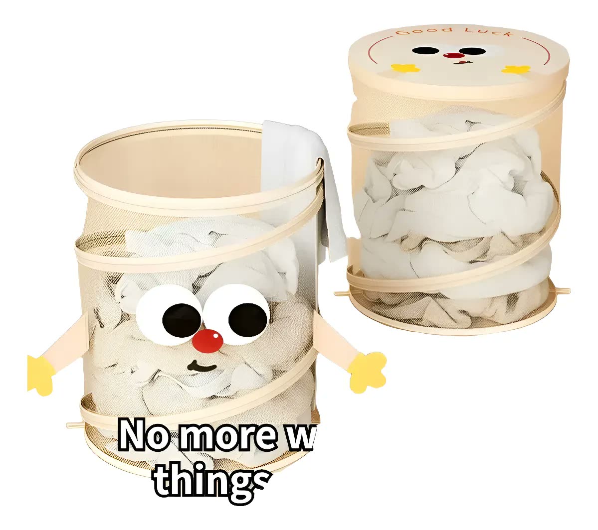 Cesto Roupa De Suja Bebe Brinquedo Organizador De Dobrável