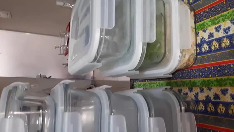 foto de Kit 10 Pote De Vidro Marmita Hermético 640ml Freezer Fitness Thermex