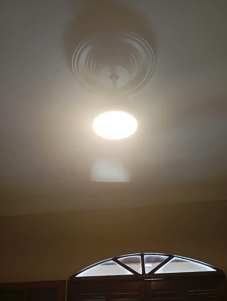 foto de Ventilador De Teto 52 Com Luz Led Silencioso Controle Remot 1.32 M 50 Hz/60 Hz Preto Abs 3