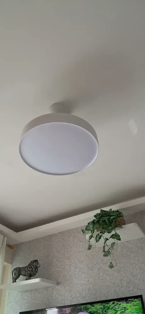 foto de Ventilador De Teto Retrátil Com Luz Led Controle Silencioso 1.06 M 50 Hz/60 Hz Preto Transparente Pc 4