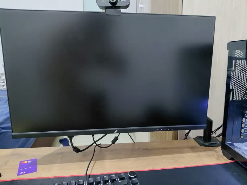 foto de Suporte Monitor Pistão A Gás Ergonômico Braço Articulado Preto