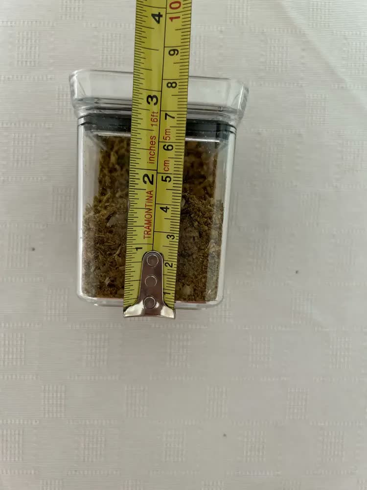 foto de Kit 6 Potes Herméticos Lumini 180ml Paramount Com Tampa Potes Plásticos Transparentes Para Temperos, Especiarias E Condimentos, Organização De Cozinha, Empilháveis Armário E Geladeira