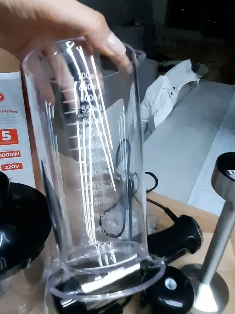 foto de Mixer Turbo Kian 3 em 1 de 1000W e 5 Velocidades para Processar e Bater