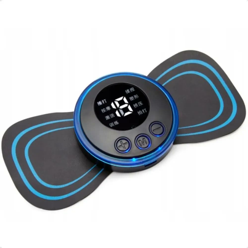foto de Kit 4 Massageadores Musculares Portáteis EMS Recarregáveis para Alívio da Dor EX Decor