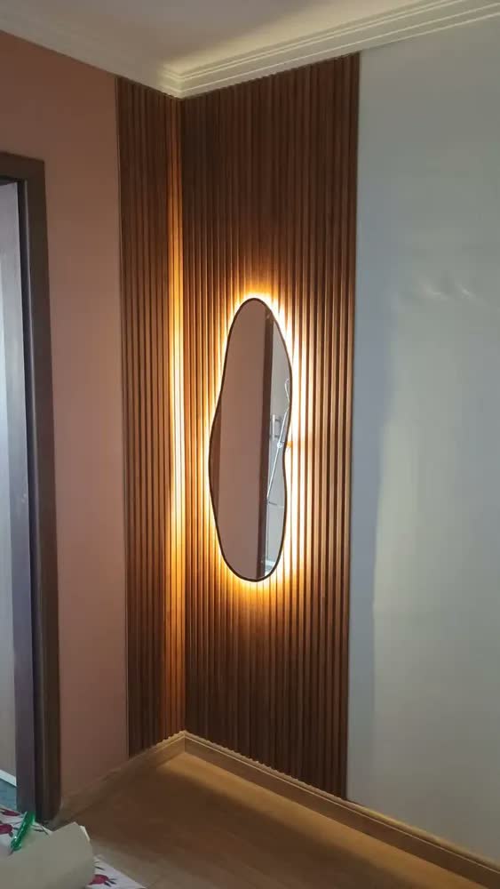 foto de Revestimento De Parede Ripa Wpc 290x16x9mm Diversas Cores Cor Preto Ripado