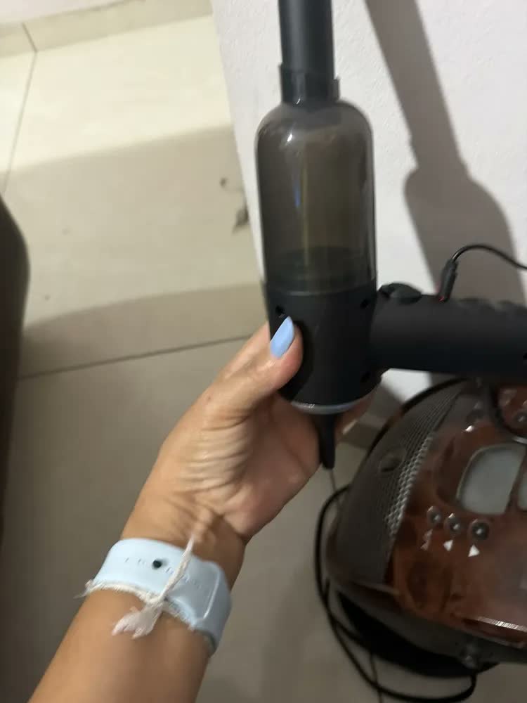 foto de Aspirador de Pó Portátil Sem Fio 3 em 1 | Potente, Recarregável USB para Carro, Casa e Teclado,Leve e fácil de transportar