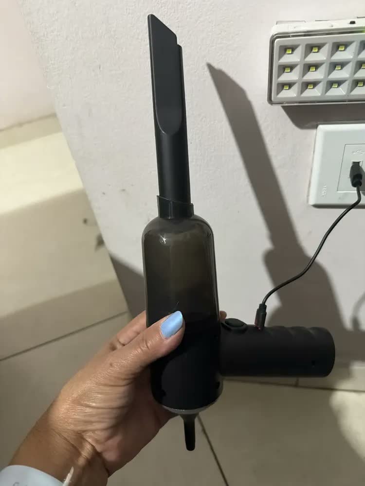 foto de Aspirador de Pó Portátil Sem Fio 3 em 1 | Potente, Recarregável USB para Carro, Casa e Teclado,Leve e fácil de transportar