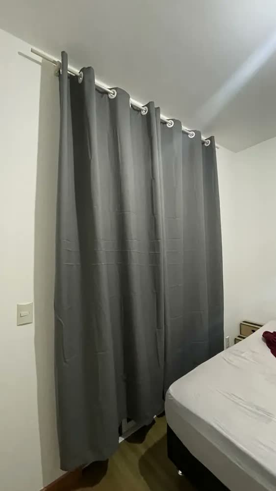 foto de Cortina Grande Sala Quarto 300x250 Tecido Oxford 2 Folhas
