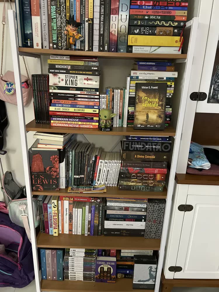 foto de Estante Para Livros Kappesberg Industrial LI006 Canela Preto