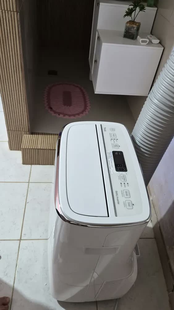 foto de Ar-condicionado LG Dual Inverter Ai Portátil 14.000 Btu Frio Branco