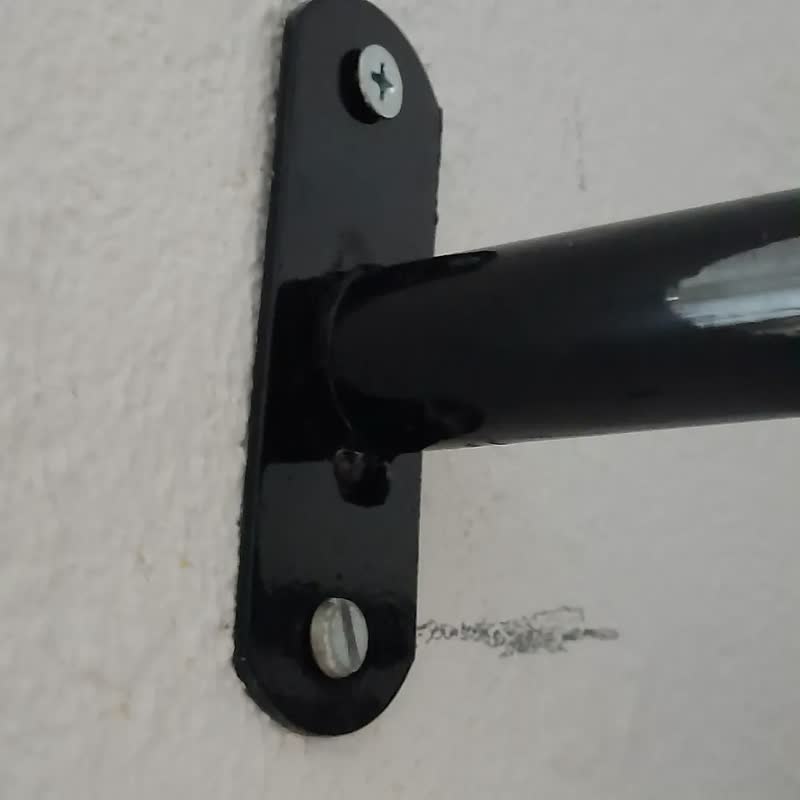 foto de Kit 02 Araras Cabideiro Closet De Parede Reta Branca Cor 1 Metro Branca