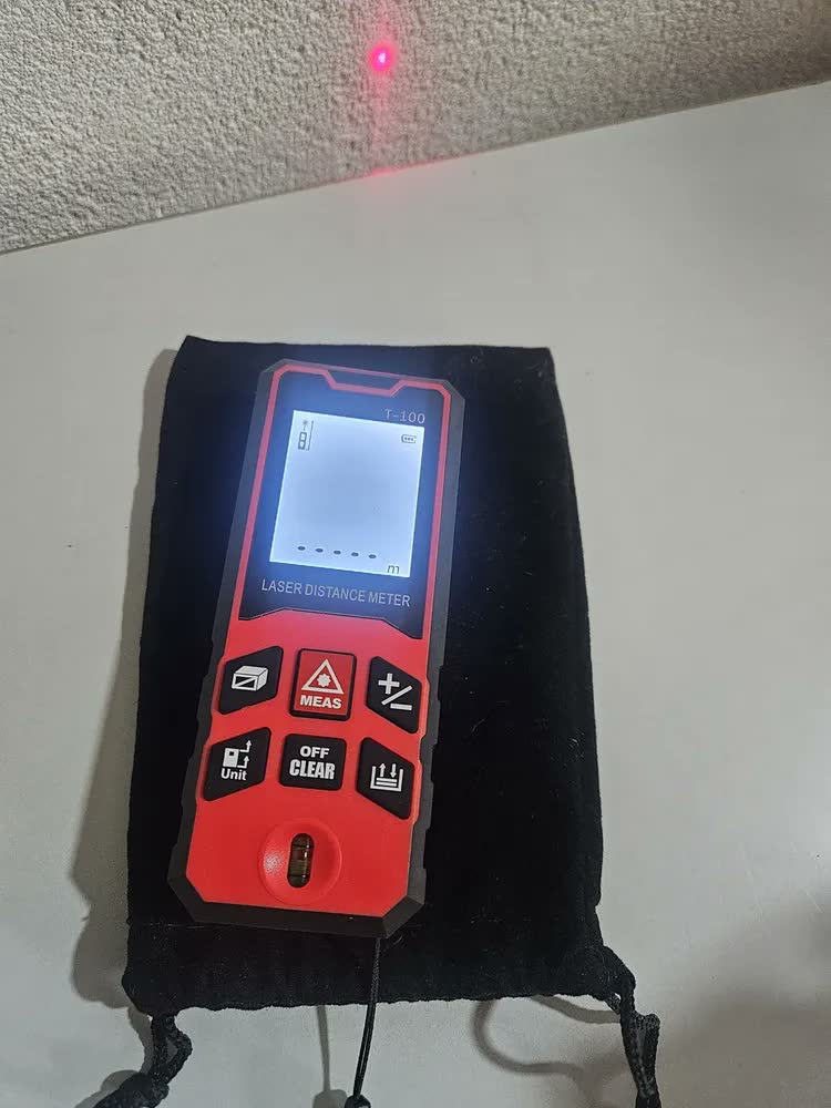 foto de Trena a Laser OTIMOA T-100 para Medição de 100m com Precisão de 1mm