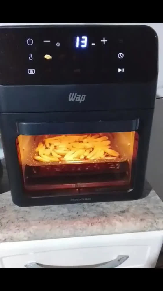 foto de Air Fryer Oven 11 Litros Wap Waod4 Grey Stone Painel Digital 11 Funções 127V