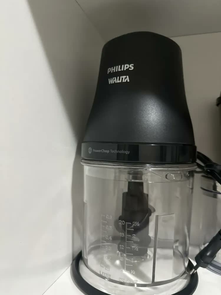 foto de Powerchop Philips Walita Preto 450w Hr1501 127V