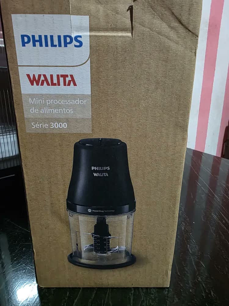 foto de Powerchop Philips Walita Preto 450w Hr1501 127V
