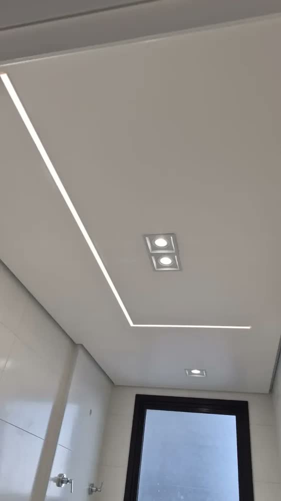foto de Spot Embutido Mr16 Dicroica Quadrado Recuado Lâmpada Inclusa 127 220v Branco
