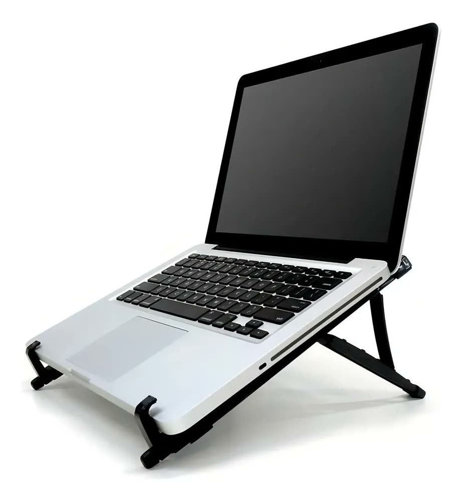 Suporte Portátil Notebook Regulável Ergonômico Reliza Nr17 Preto