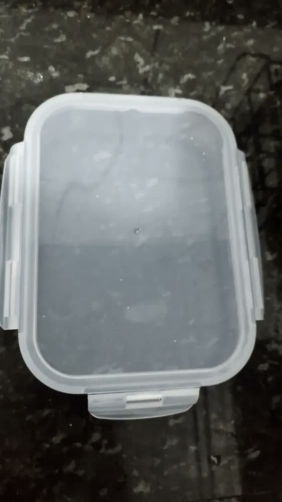 foto de Kit 3 Potes Vidro 1litro Marmita Herméticos Forno Microondas
