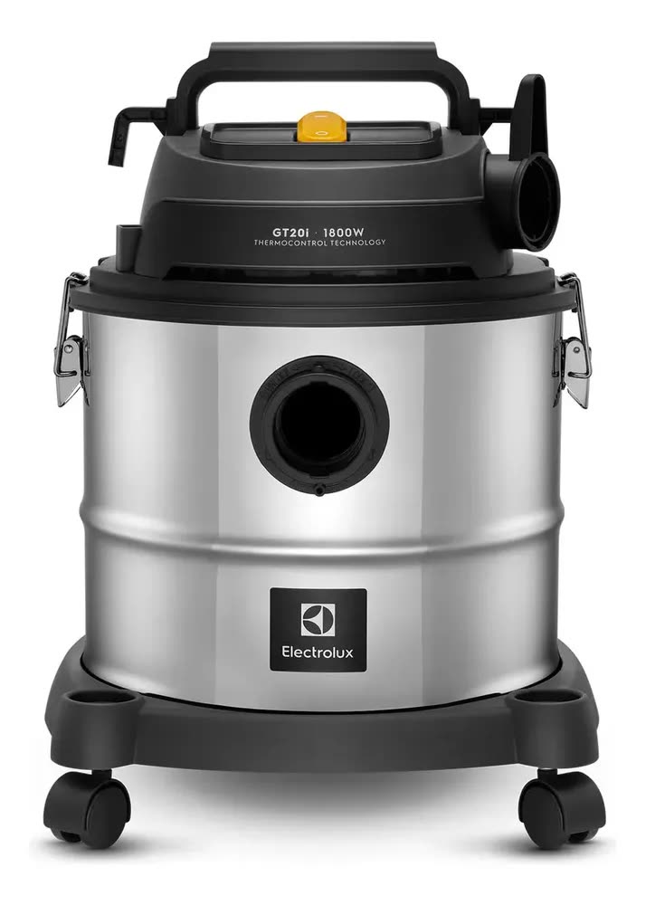 foto de Aspirador de pó e água preta de aço inoxidável Electrolux GT20i
