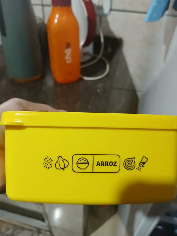 foto de Pote Hermético Tupperware Jeitosinho 400ml Azul-claro